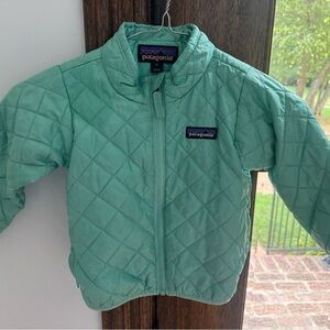 Patagonia Kids Quilted Jacket - Green